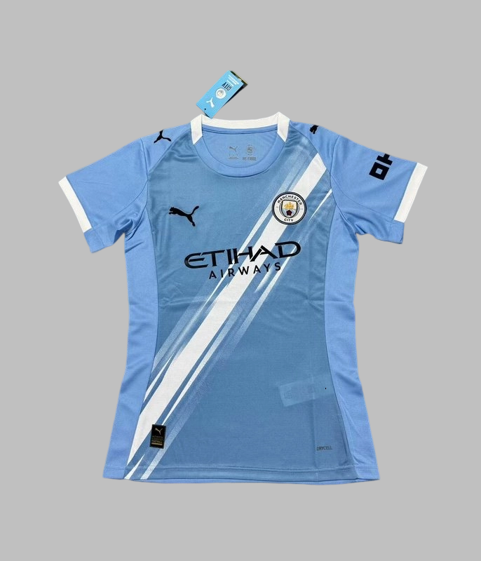 25-26 Manchester City Home Women Cheap Soccer Jerseys Yupoo