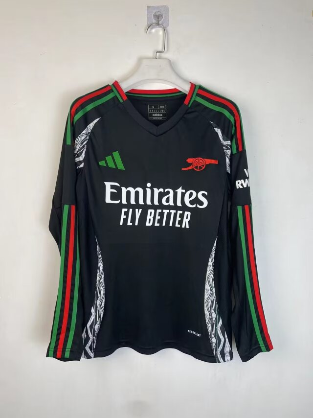 24-25 Arsenal Away Long Sleeve Soccer Jerseys Yupoo
