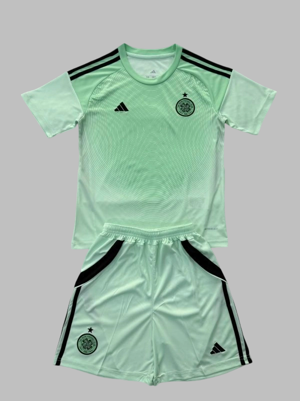 25-26 Celtic Goalkeeper Kids Cheap Soccer Jerseys Yupoo