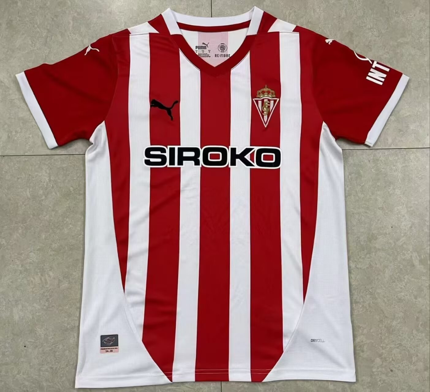 24-25 Sporting de Gijon Home Soccer Jerseys Yupoo