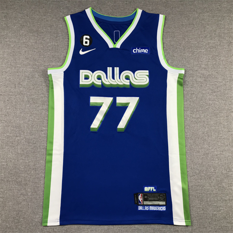 22-23 Mavericks #77 Embroidery
