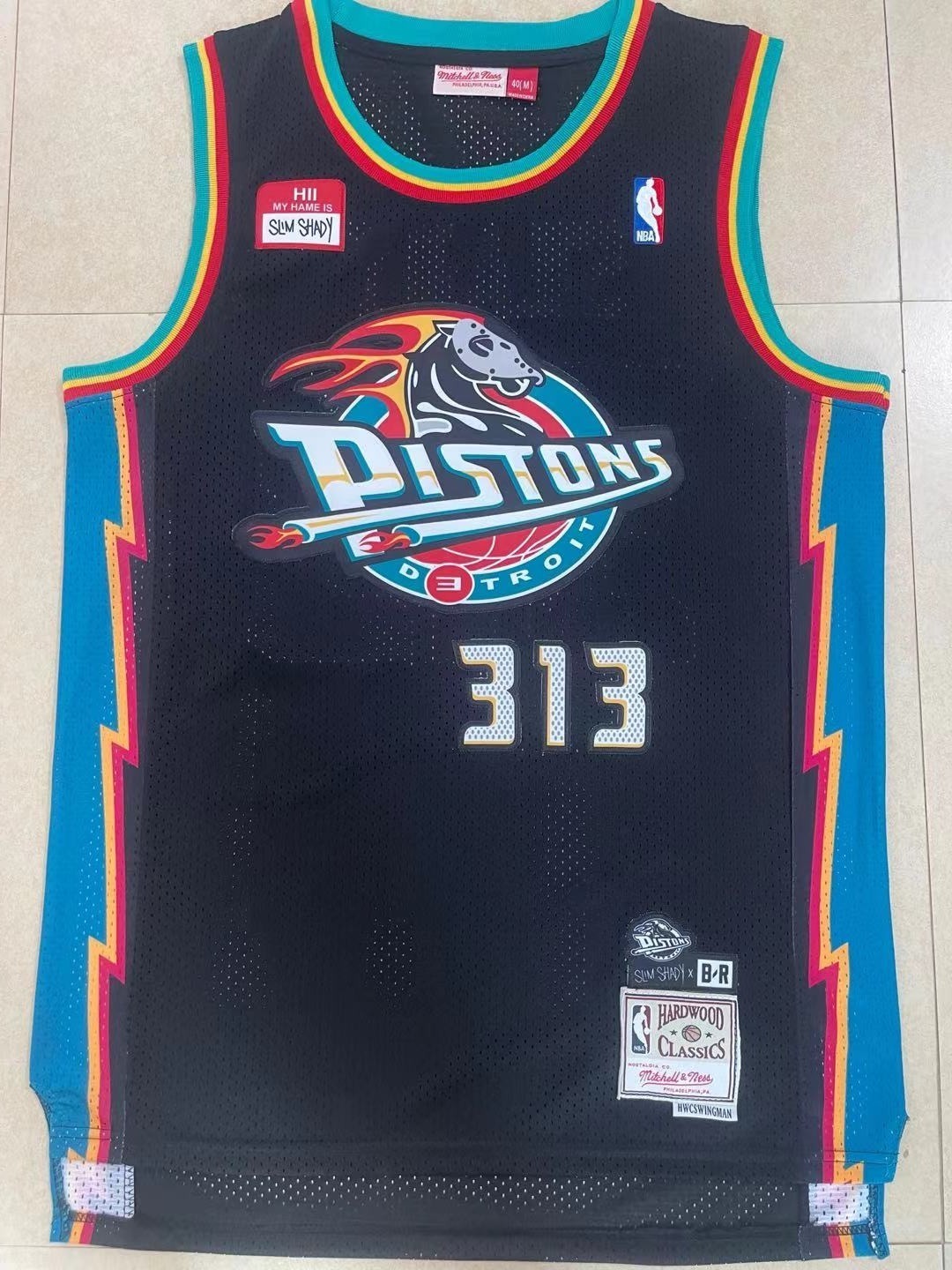 Pistons #313 Retro Embroidery
