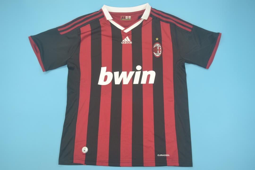 09-10 AC Milan Home Retro Soccer Jerseys Yupoo