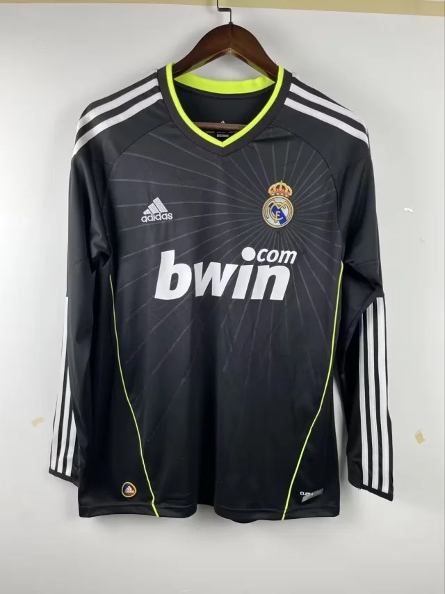 2010-11 Real Madrid Away Retro Long Sleeve Soccer Jerseys Yupoo