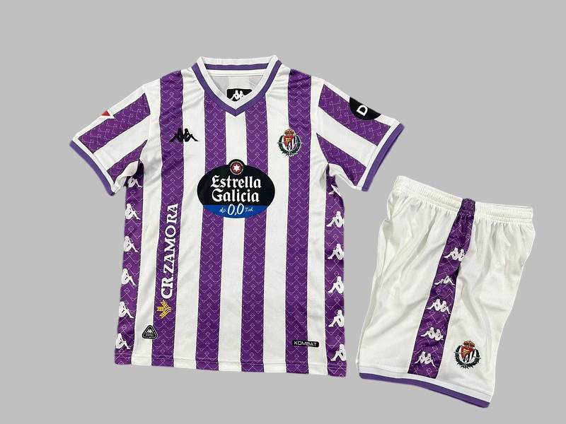 25-26 Real Valladolid Home Kids Cheap Soccer Jerseys Yupoo