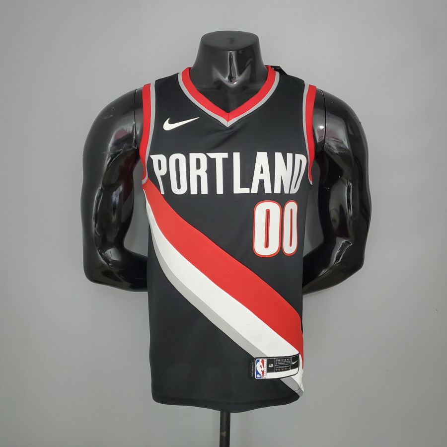 2021 ANTHONY#00 Trail Blazers Home black NBA Jersey S-XXL