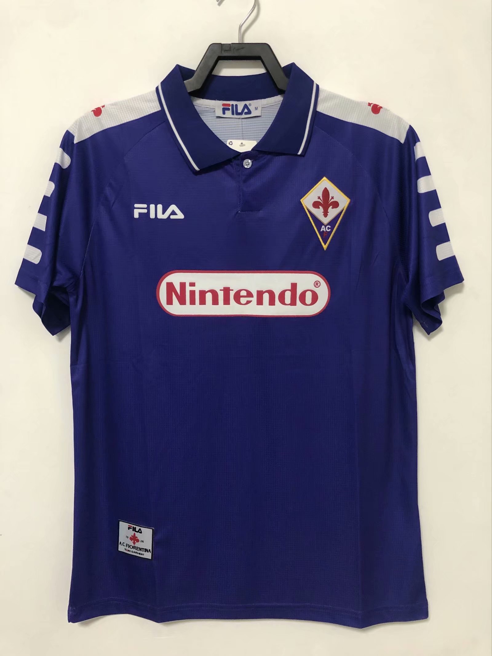 1998 Fiorentina Home Retro Soccer Jerseys Yupoo