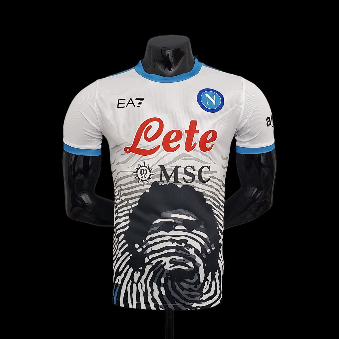 21/22 player version Naples Commemorative Edition White S-XXL