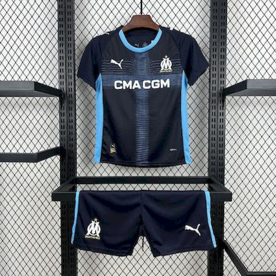 Olympique Marseille 2025/26 Away Kids Kit