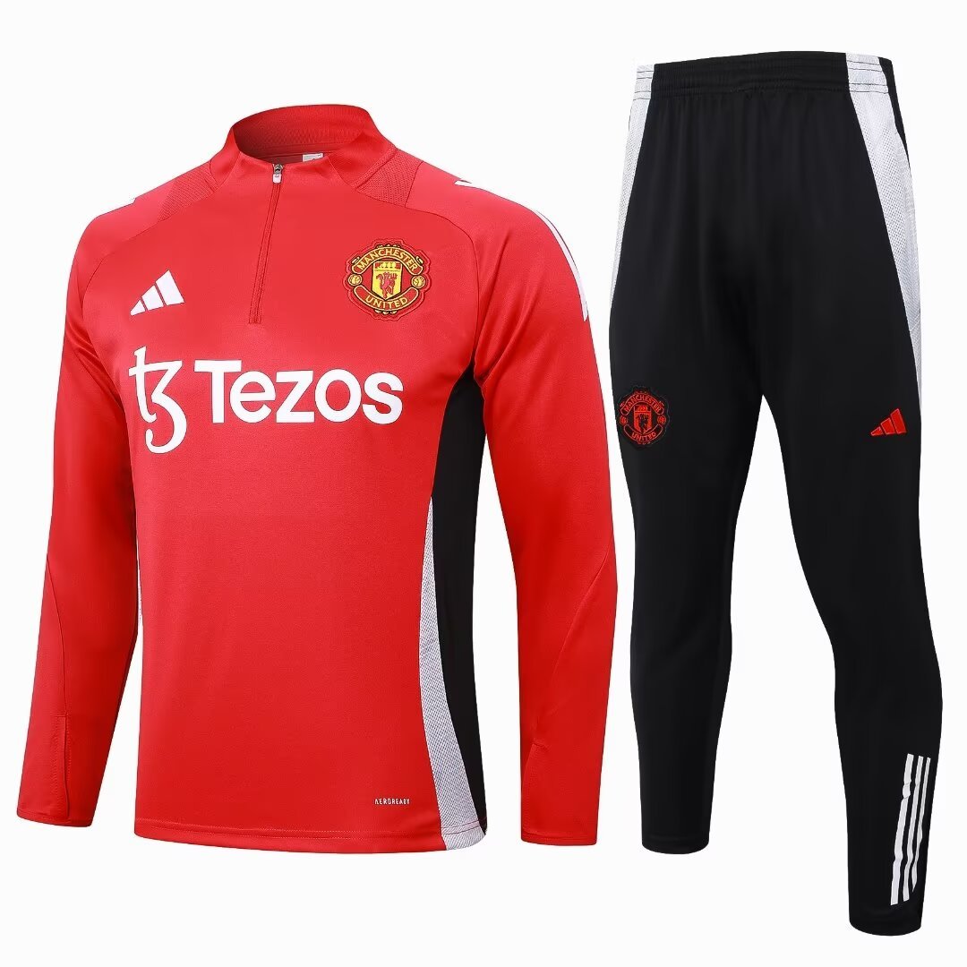 24-25 M-anchester U-nited Long Sleeve Training Suit Yupoo