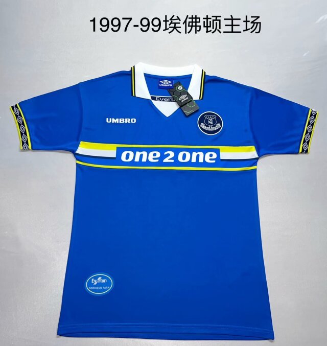 1997-99 Everton Home Retro Soccer Jerseys Yupoo