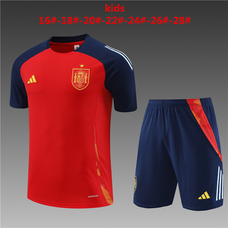 2024 Spain Kids Training Soccer Jerseys Yupoo