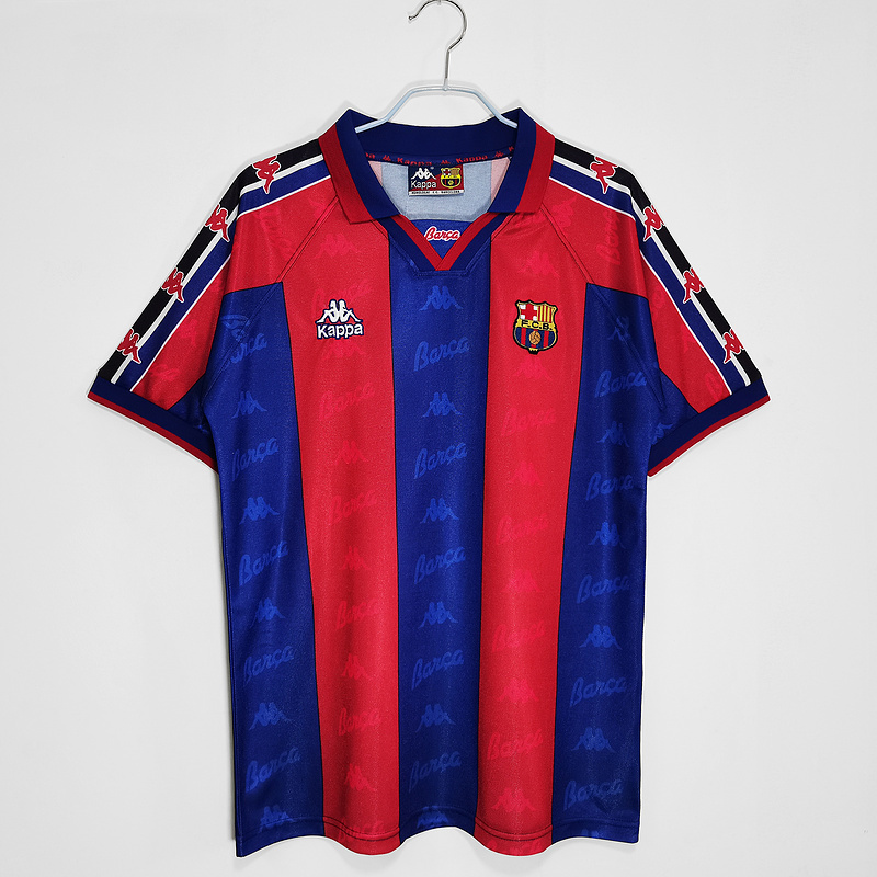 96-97 Messi GRIEZMANN Home Retro Soccer Jerseys Yupoo