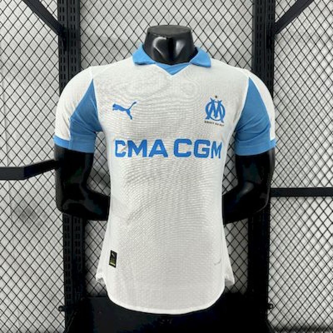 Olympique Marseille 2025/26 Home Jersey Player Version