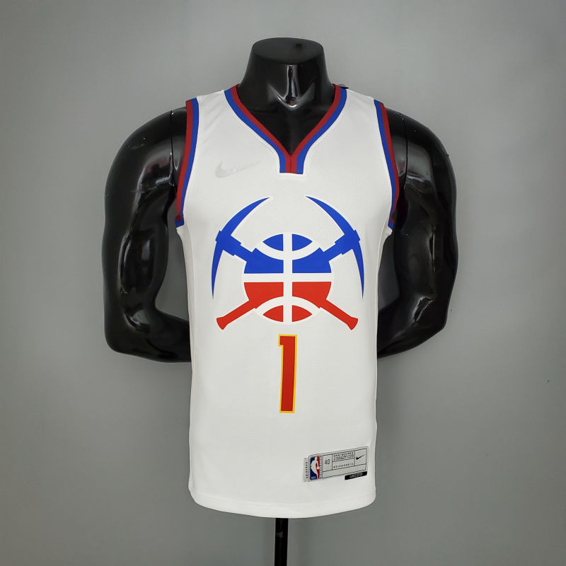 2021 PORTER JR.#1 Nuggets Bonus Edition White NBA Jersey S-XXL