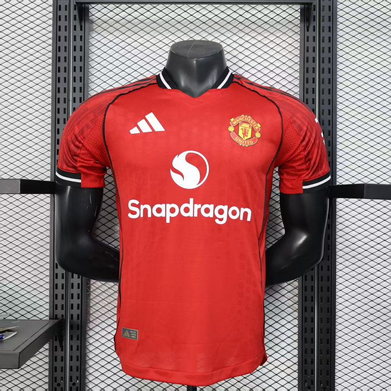 25-26 Man United Home Player Version Cheap Soccer Jerseys Yupoo