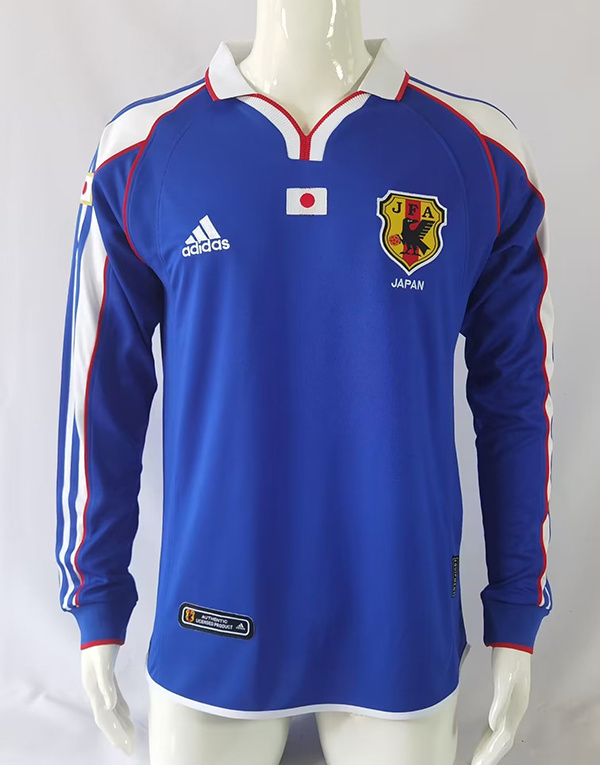 2000 Japan Home Retro Long Sleeve Soccer Jerseys Yupoo