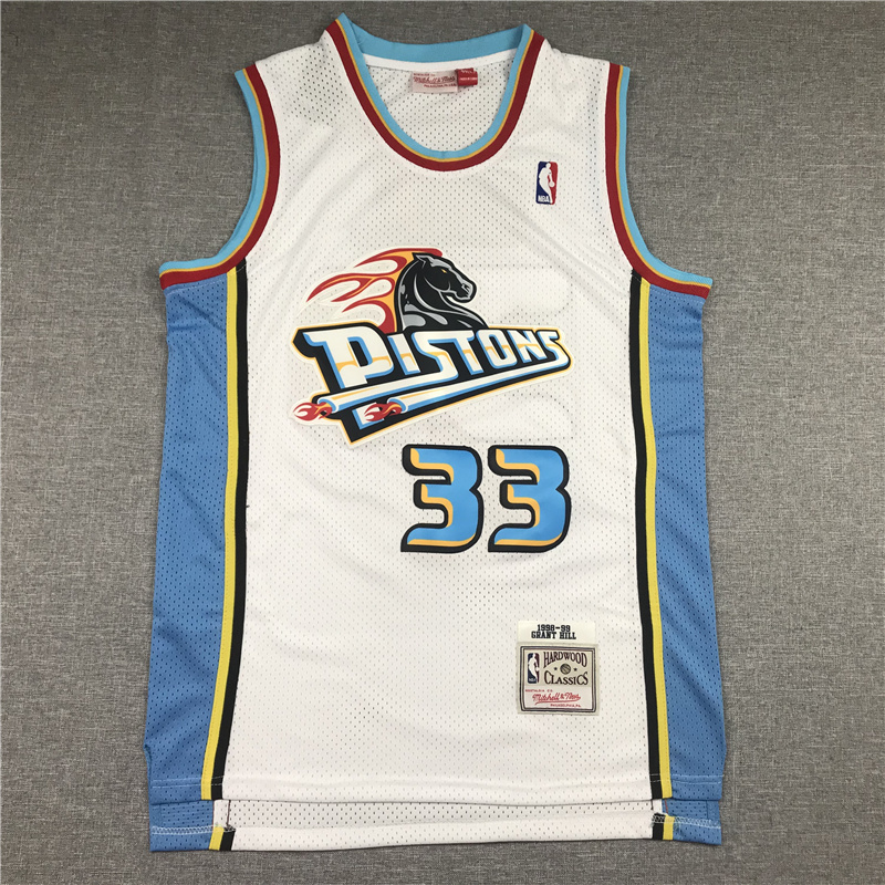 Pistons #33 Retro Embroidery