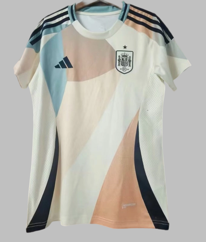 25-26 Spain Away Women Cheap Soccer Jerseys Yupoo