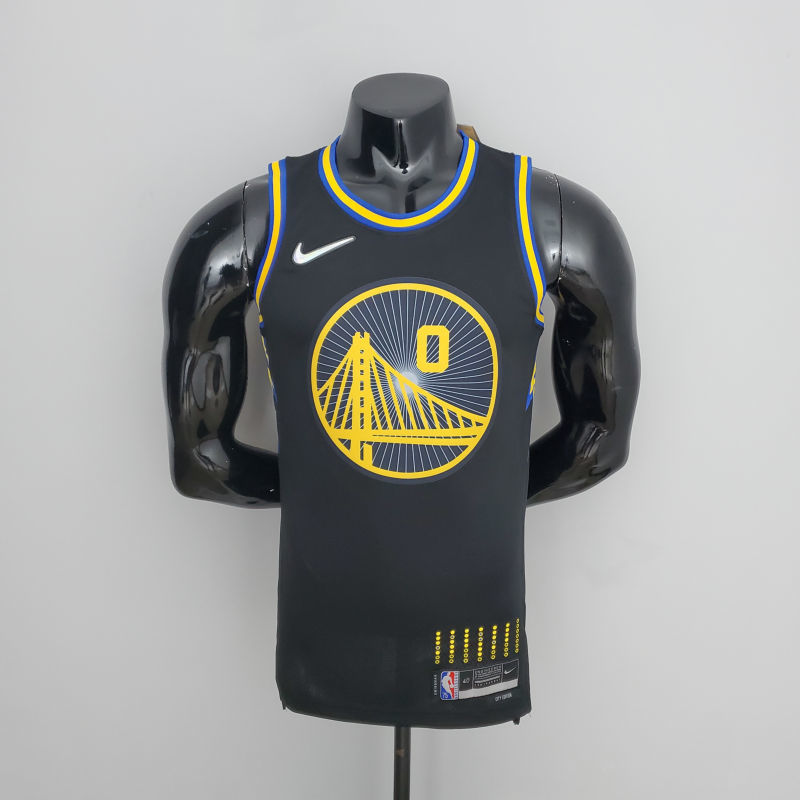 2022 Season Payton II#0 Warriors City Edition Black NBA Jersey S-XXL