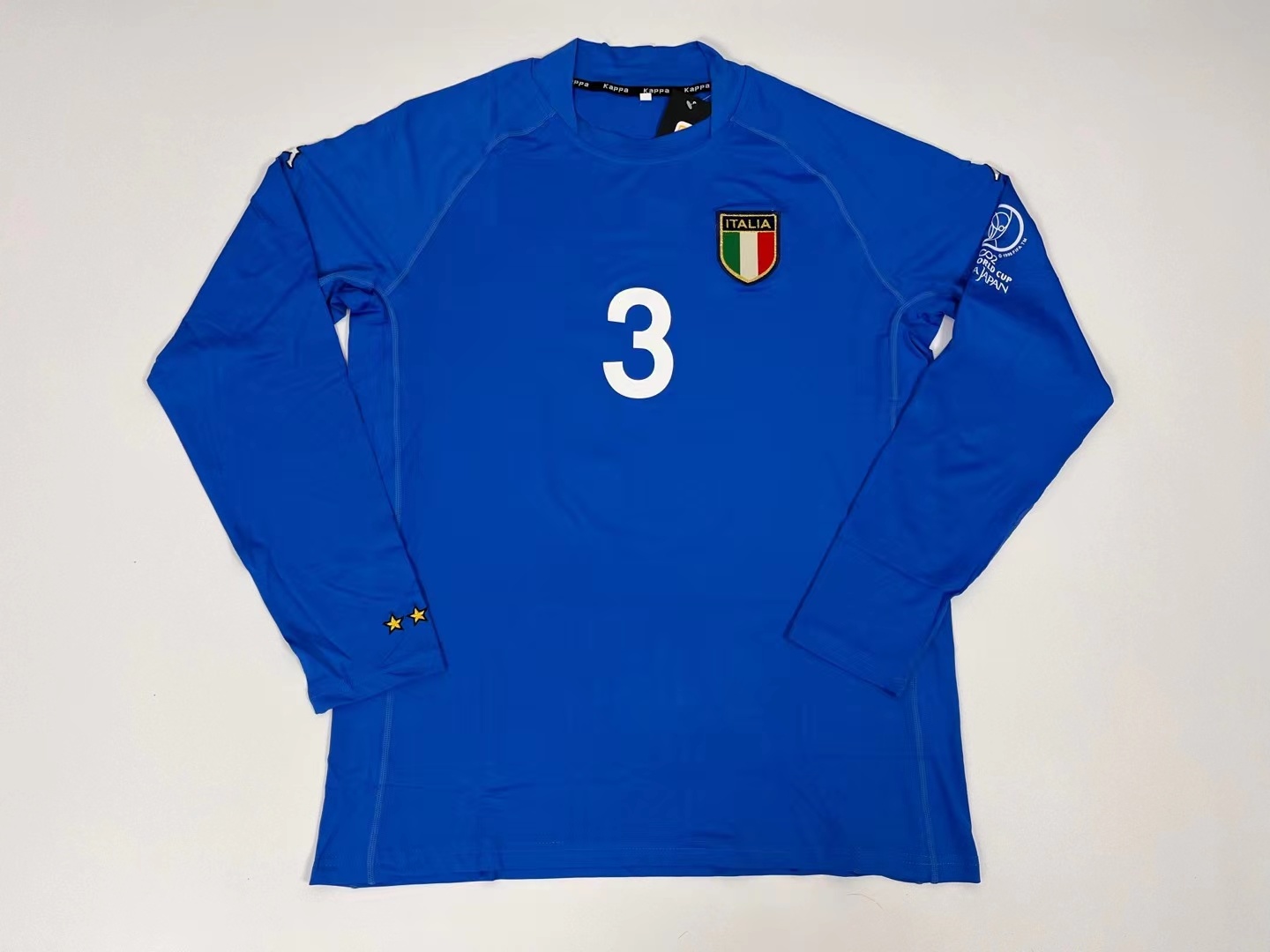 2002 Italy Home Long Sleeves Soccer Jerseys Yupoo