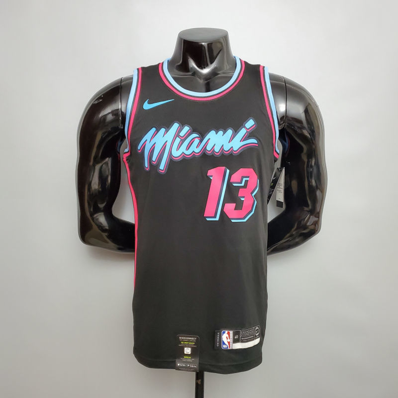 ADEBAYO#13 Miami Heat V-neck black NBA jersey Size XS-XXL