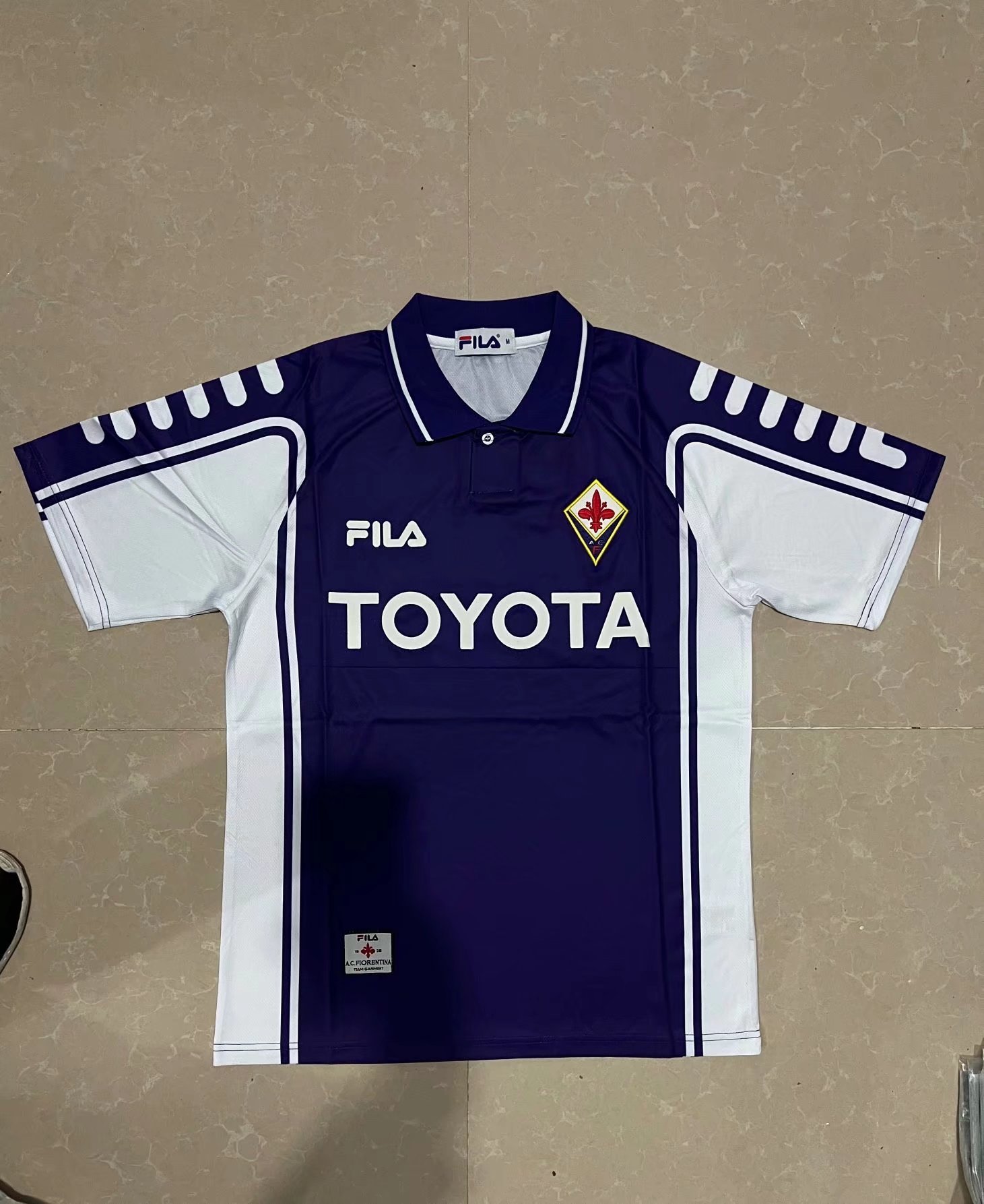 1999-00 Fiorentina Home Retro Soccer Jerseys Yupoo
