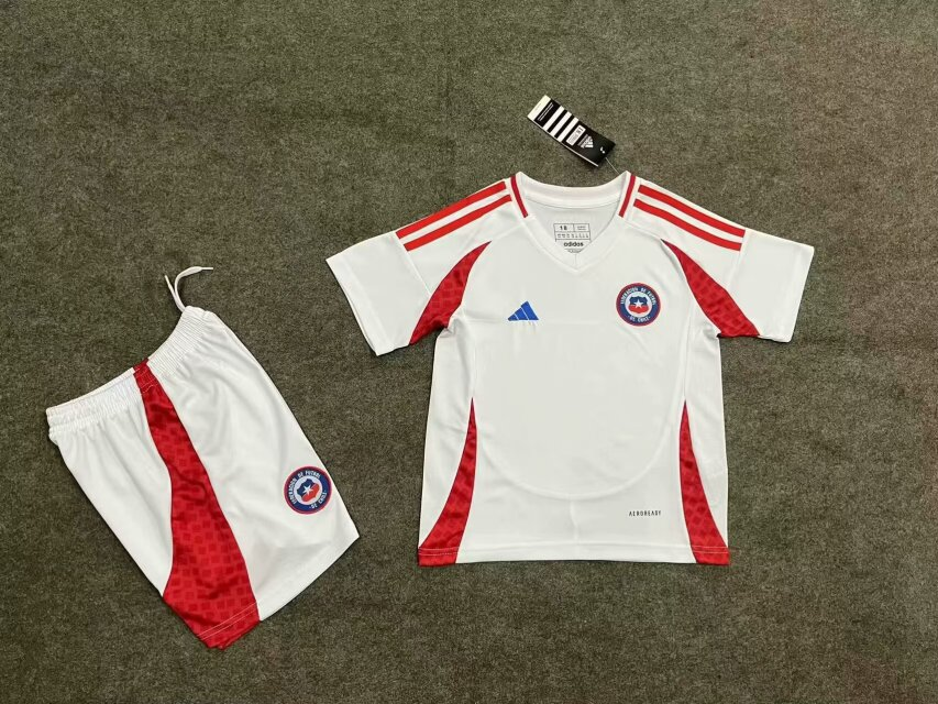2024 Chile Away Kids Soccer Jerseys Yupoo