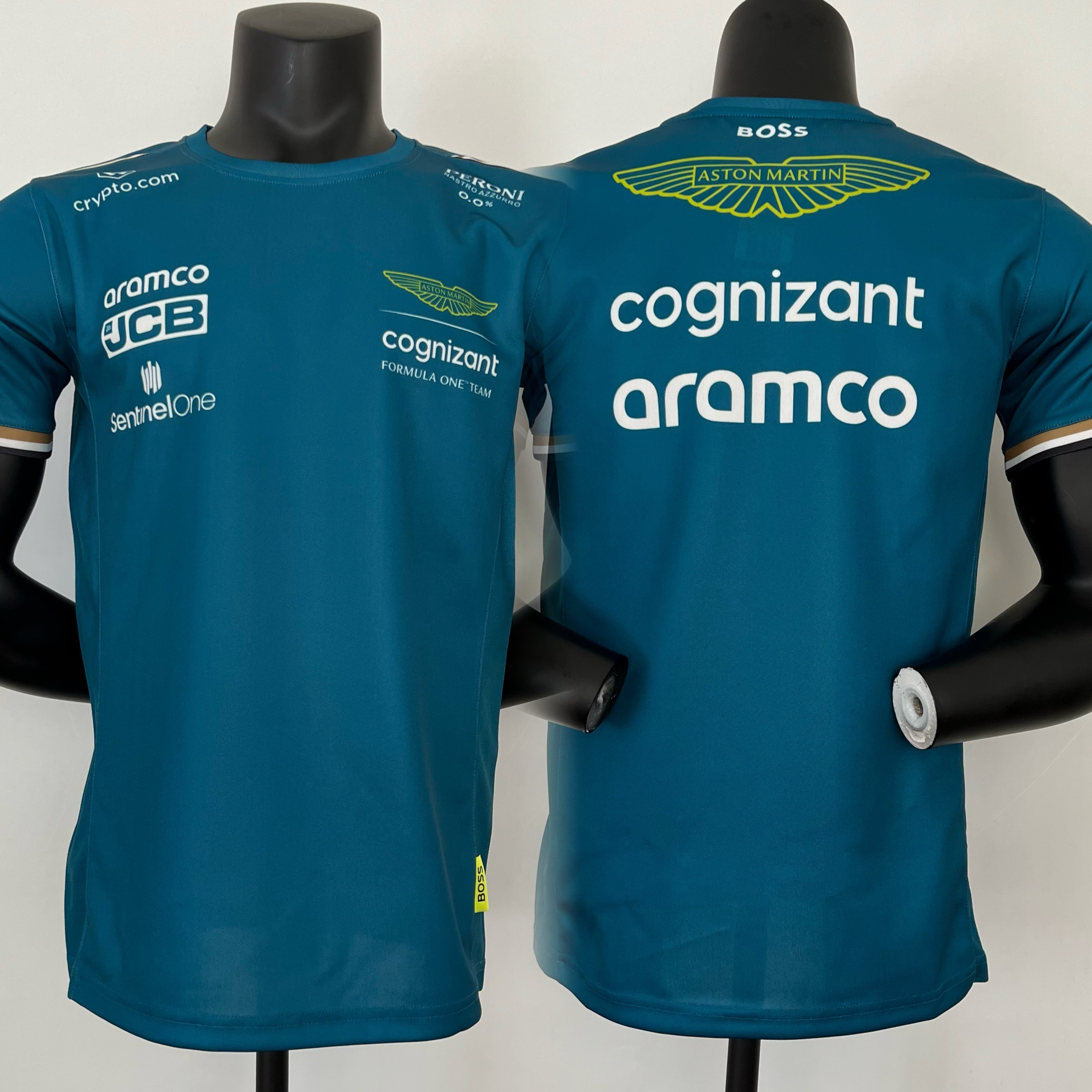 2023 Aston Martin F1 green t shirt