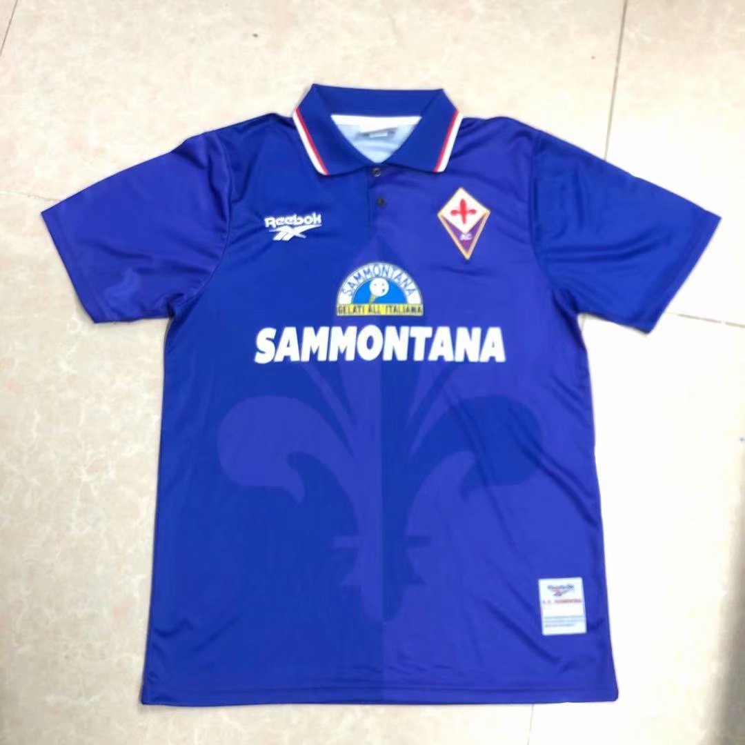 95-96 Fiorentina Home Retro Soccer Jerseys Yupoo