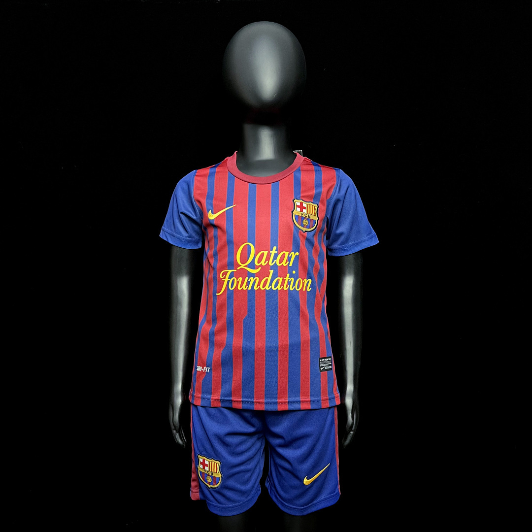 Retro Barcelona 11/12 home kids 16-28