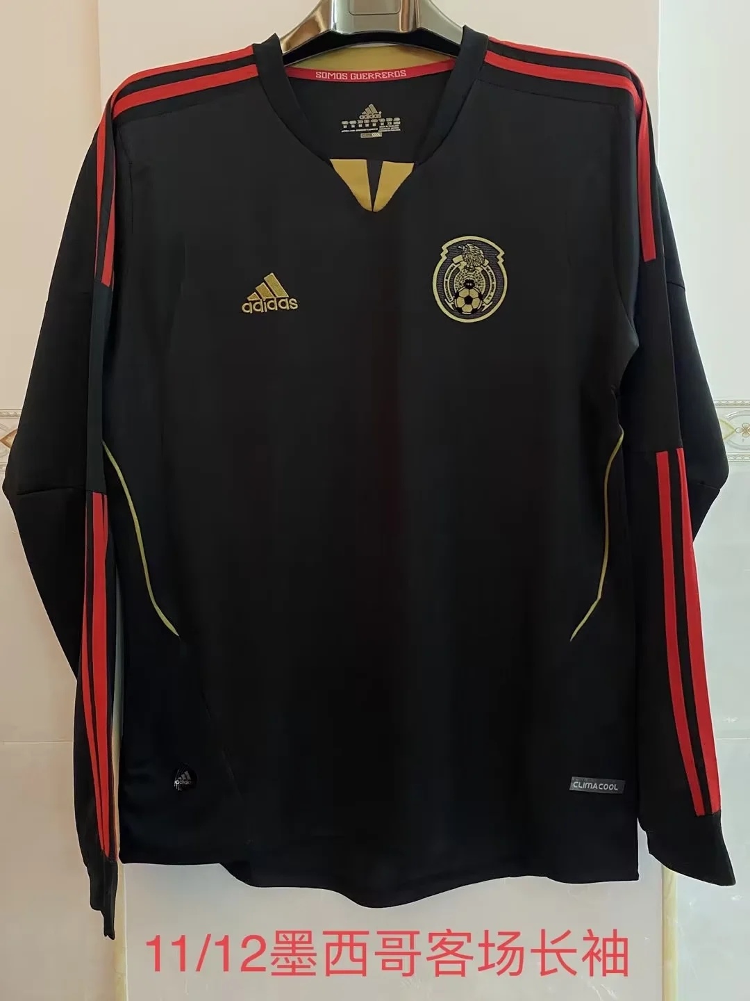 2011-12 Mexico Away Retro Long Sleeve Soccer Jerseys Yupoo