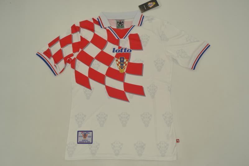 Croatia away white 1998 World Cup Retro version