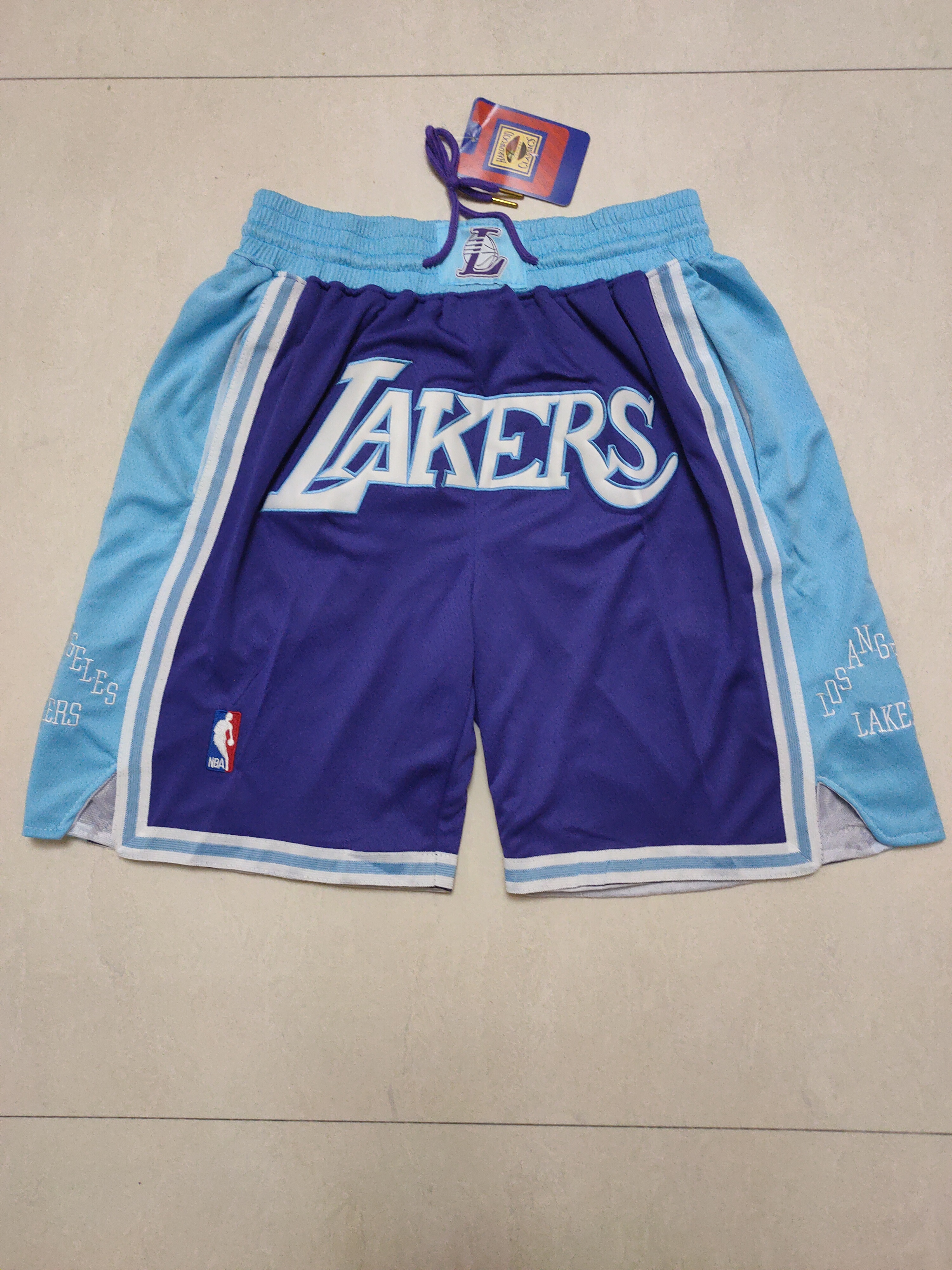 Lakers City Edition Pocket Shorts Embroidery
