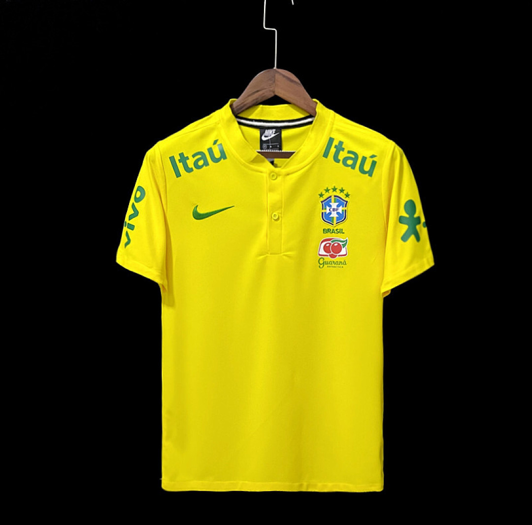 21/22 Brazil Pre-match training yellow S-XXL