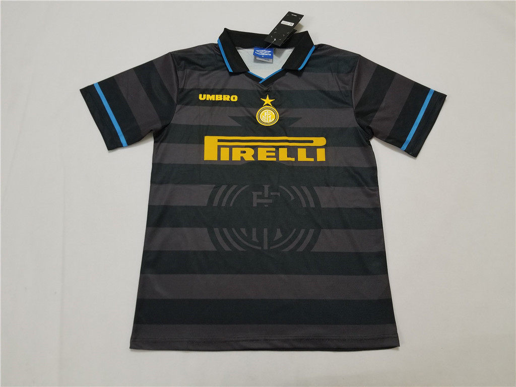 In-ter Mi-lan away black 98