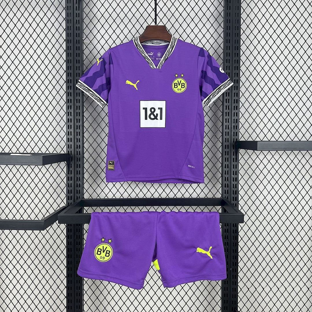 Borussia Dortmund 2024/25 Goalkeeper Special Kids Kit