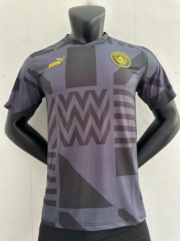 23-24 Manchester City Player Version Gray Training Soccer Jerseys Yupoo