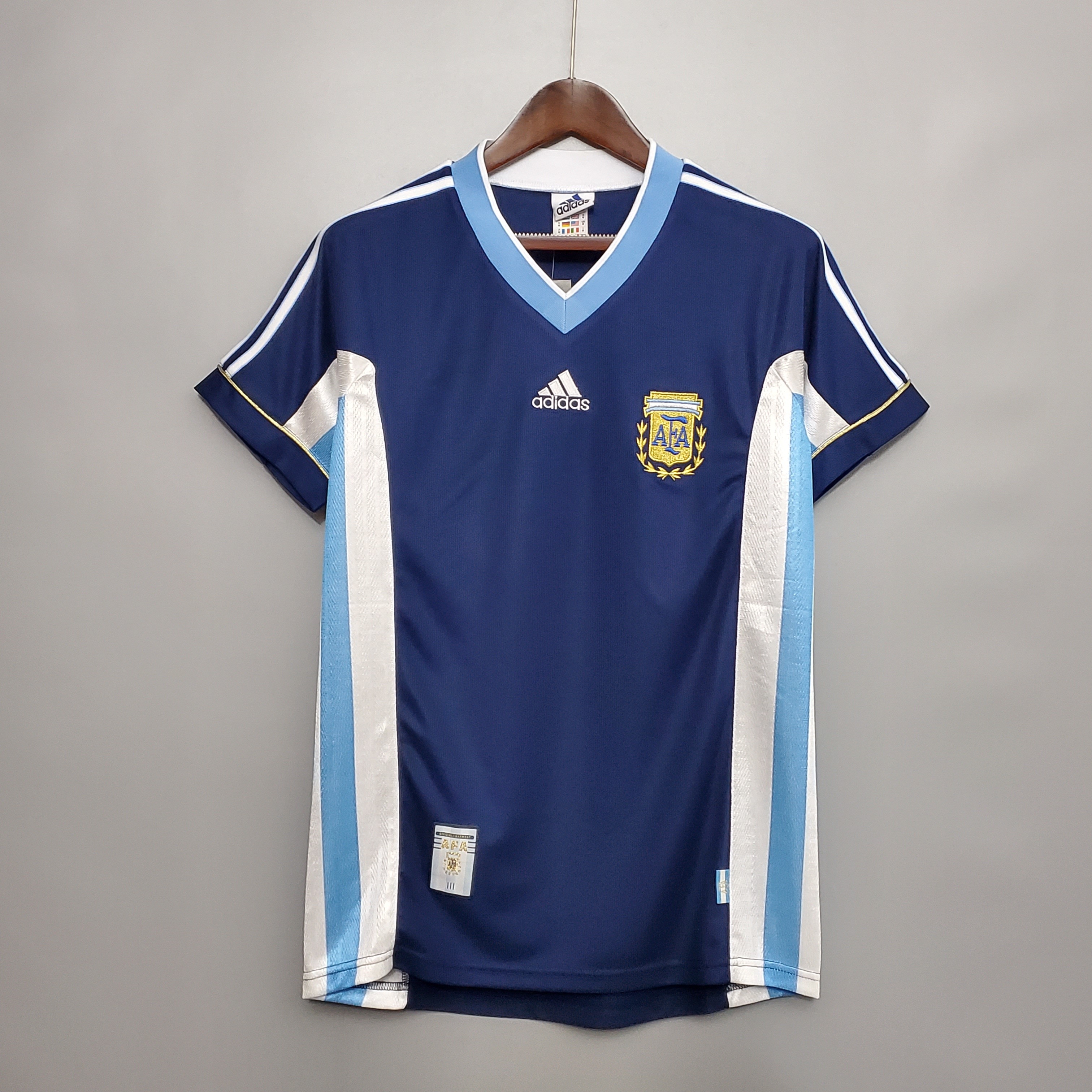1998 Argentina Away Retro Soccer Jerseys Yupoo