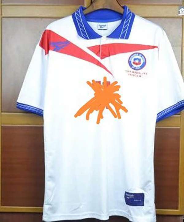 1998 Chile Away Retro Soccer Jerseys Yupoo