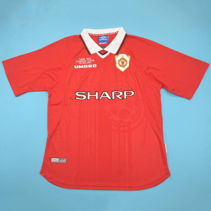1999 M-anchester U-nited UCL FINAL Retro Soccer Jerseys Yupoo