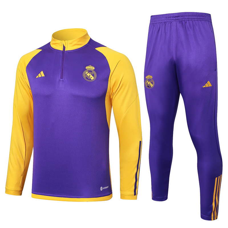 23-24 Real Madrid Long Sleeve Training Suit Yupoo