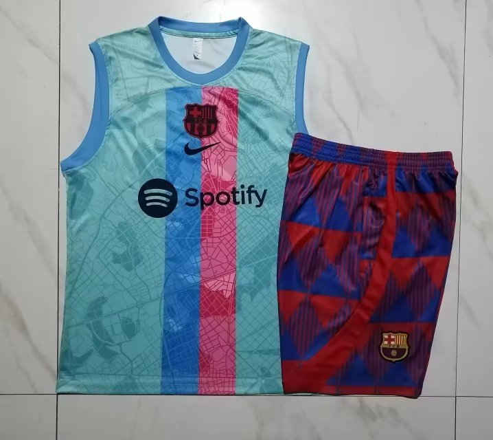 23-24 Messi GRIEZMANN Training Soccer Vest Yupoo