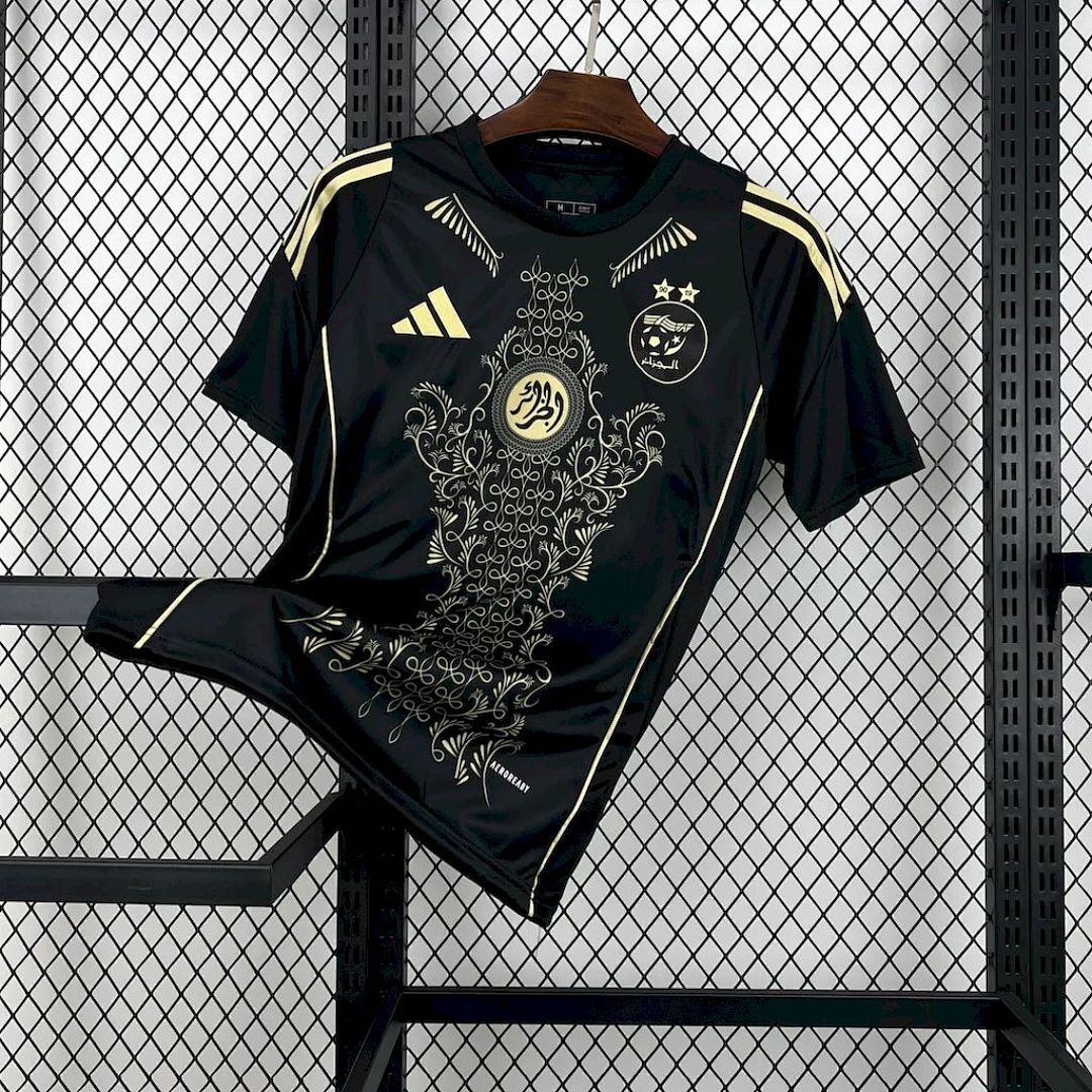 Algeria 2024/25 Karakou Black gold Jersey S-XXL