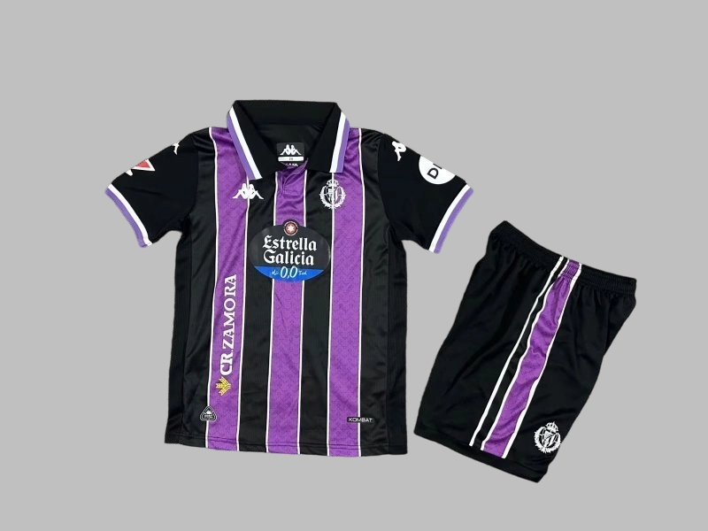 25-26 Real Valladolid Away Kids Cheap Soccer Jerseys Yupoo