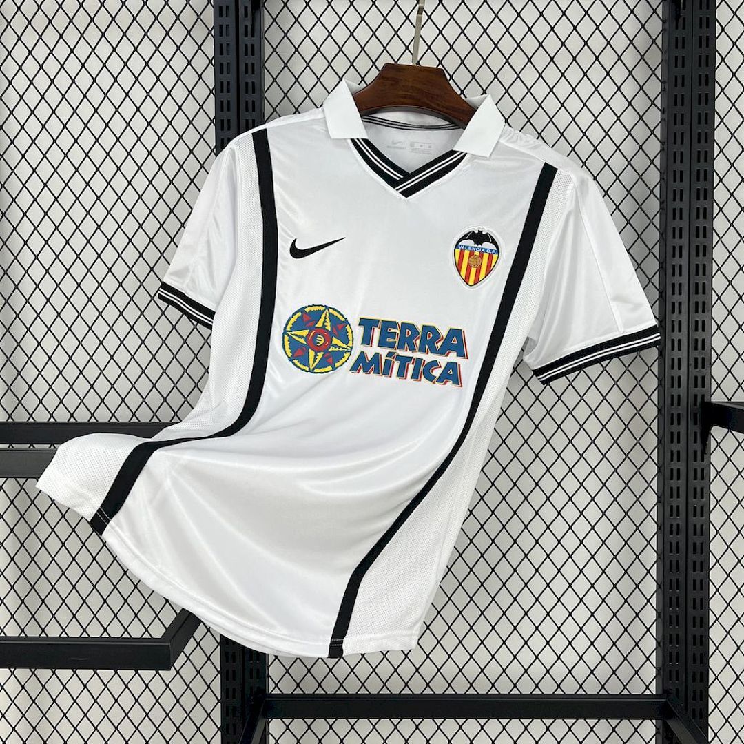 Valencia CF 2000/01 Home Retro Jersey
