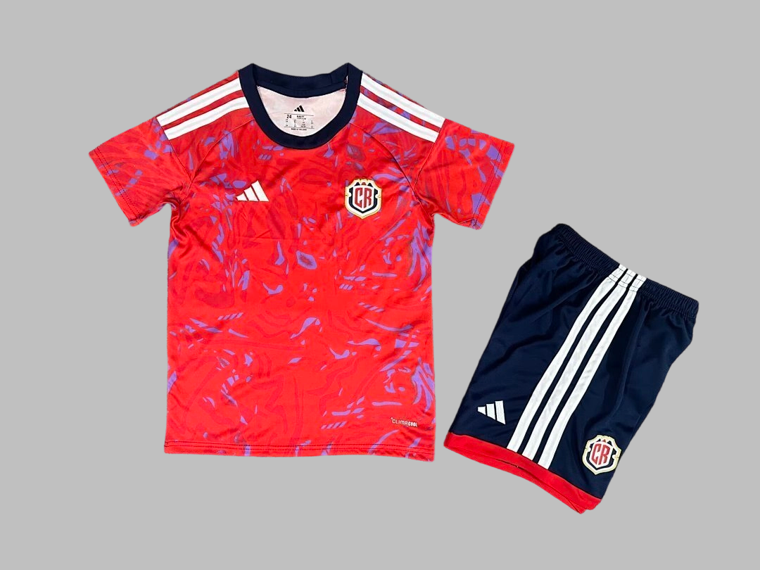 26-27 Costa Rica Home Kids Cheap Soccer Jerseys Yupoo