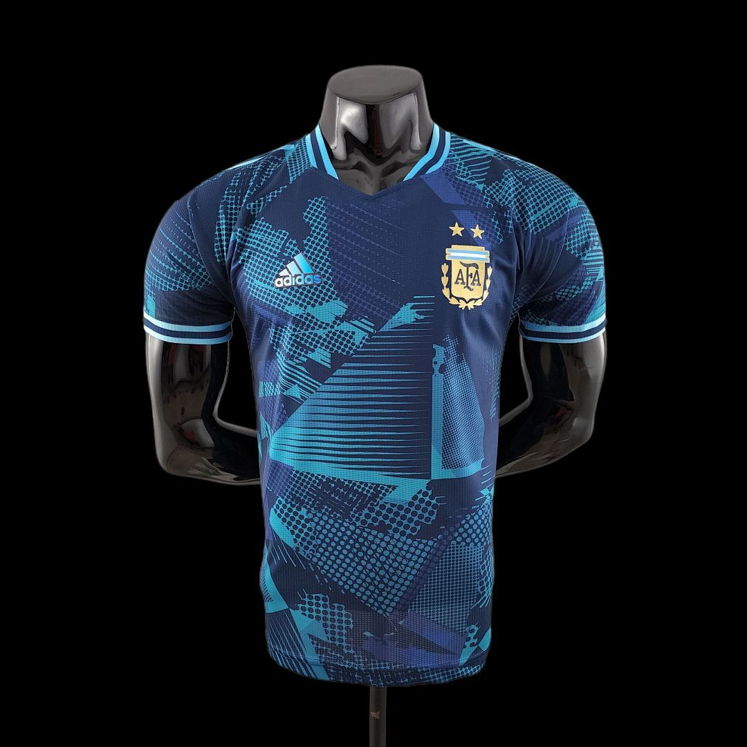 2022 player version Argentina Commemorative Edition Blue S-XXL