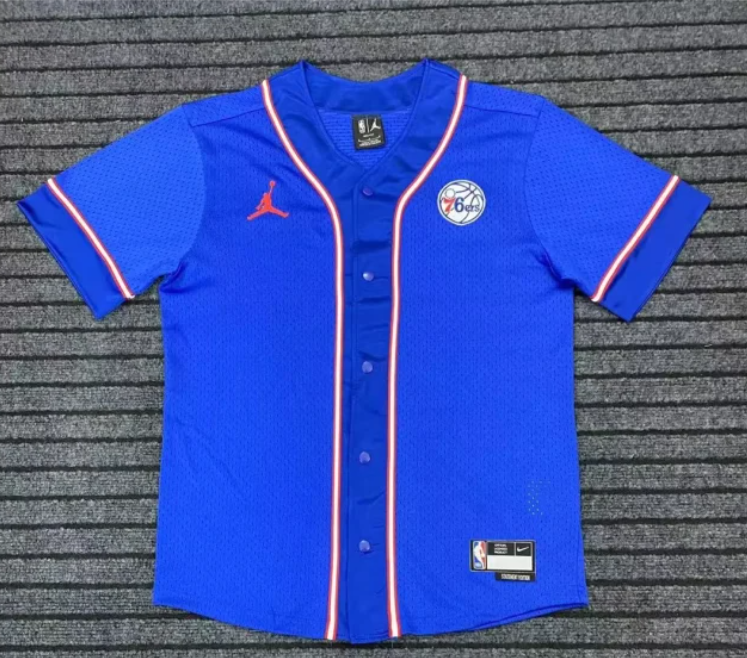 2023 76ers Short Sleeve NBA Jersey