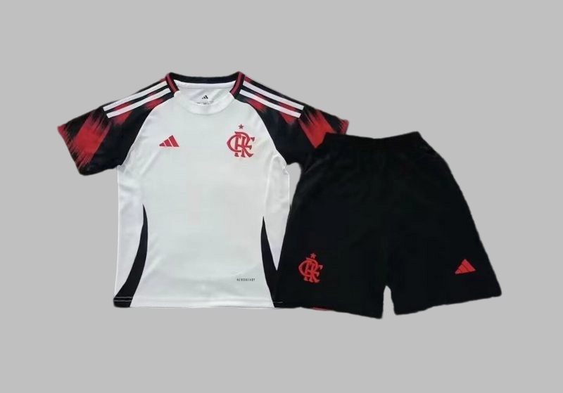 25-26 Flamengo Away Kids Cheap Soccer Jerseys Yupoo